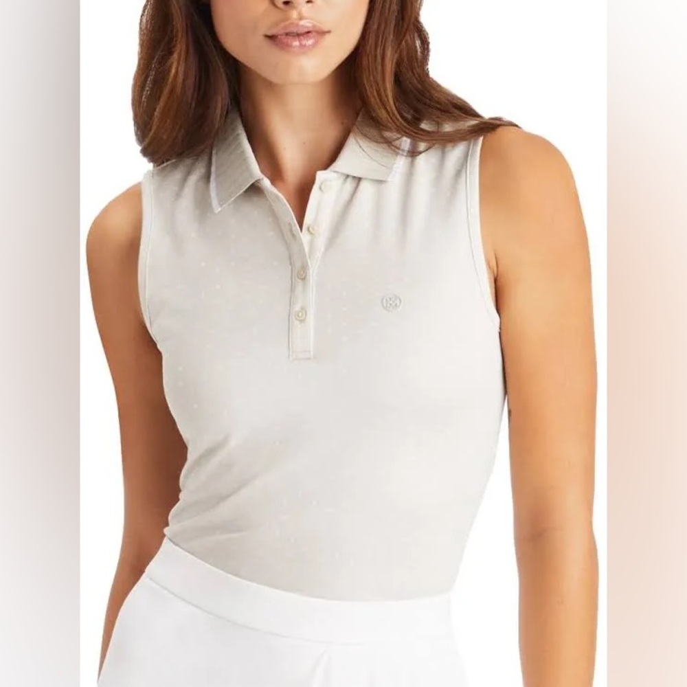 G/FORE women’s polo sleeveless golf top